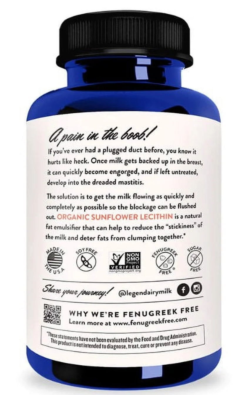 (2 Pack)  Sunflower Lecithin Softgels for Adults - Organic Dietary Supplement, 60 Ct, 1 Bottle