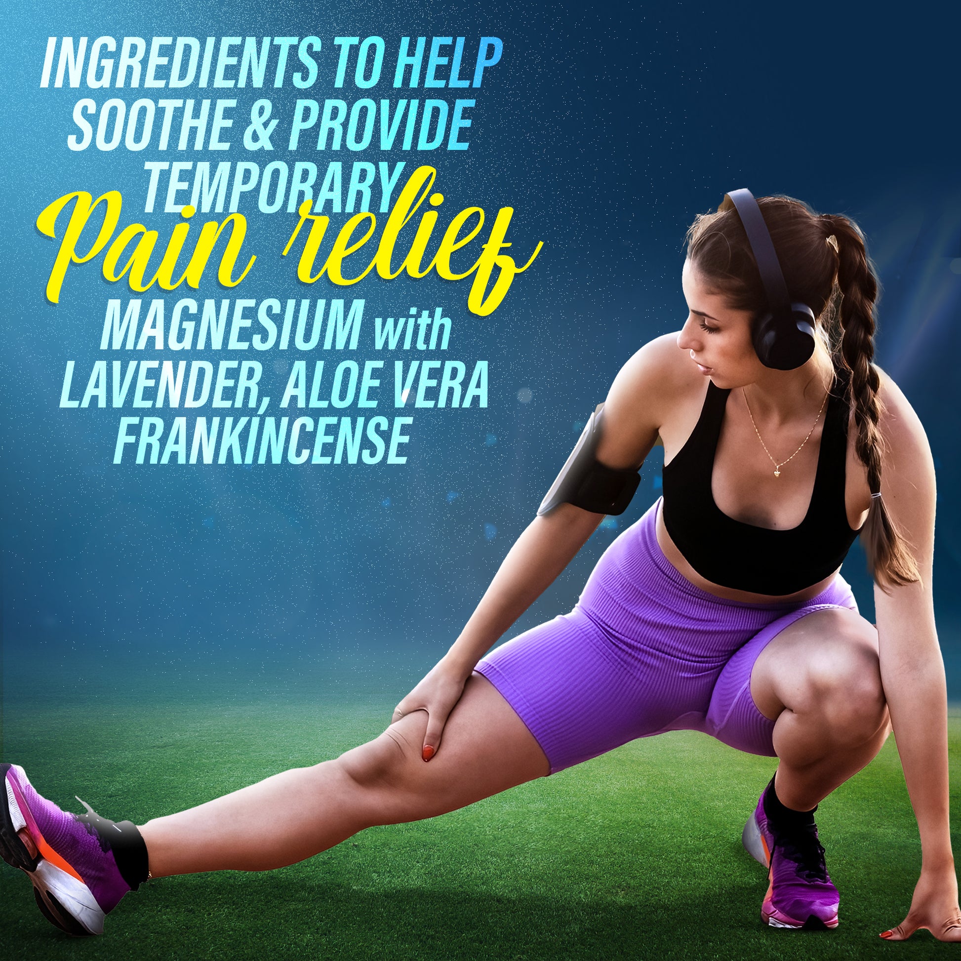 Magnesium Oil Spray for Muscle Relief & Soothing Aches - Quick Absorbing- 2Oz