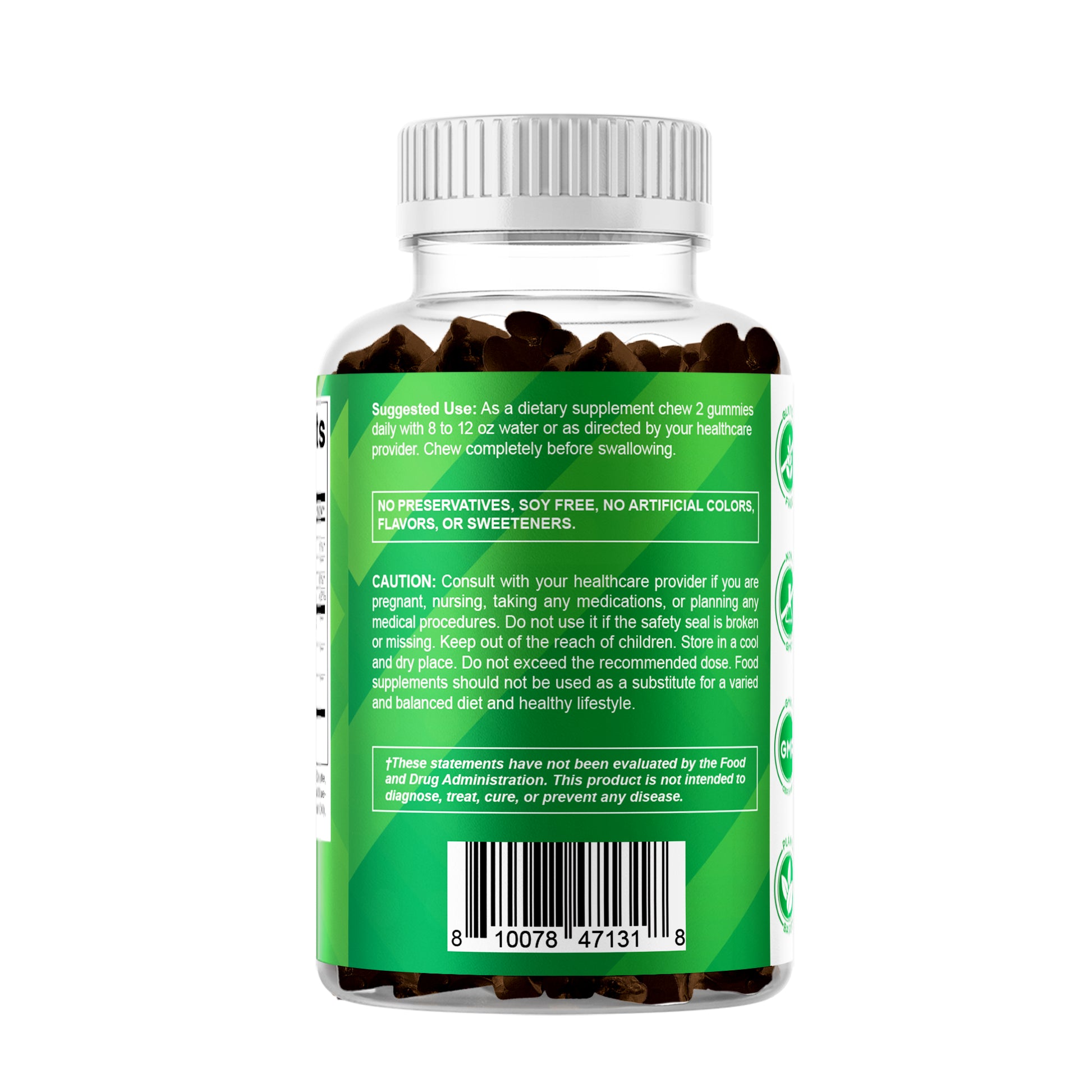 Irish Sea Moss Gummies - 3000 Mg - 60 Vegan Gummies - Made with Bladderwrack & Burdock Root - Seamoss Supplement for Thyroid, Energy, Immune Support