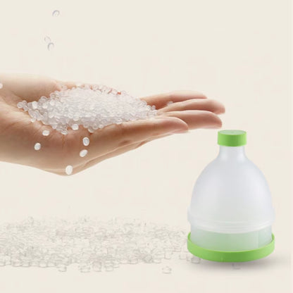 70Ml Protein Powder Funnel Nutrition 2 Layers Plastic Protein Powder Container 2 in 1 Protein Powder Shaking Bottle Outdoor